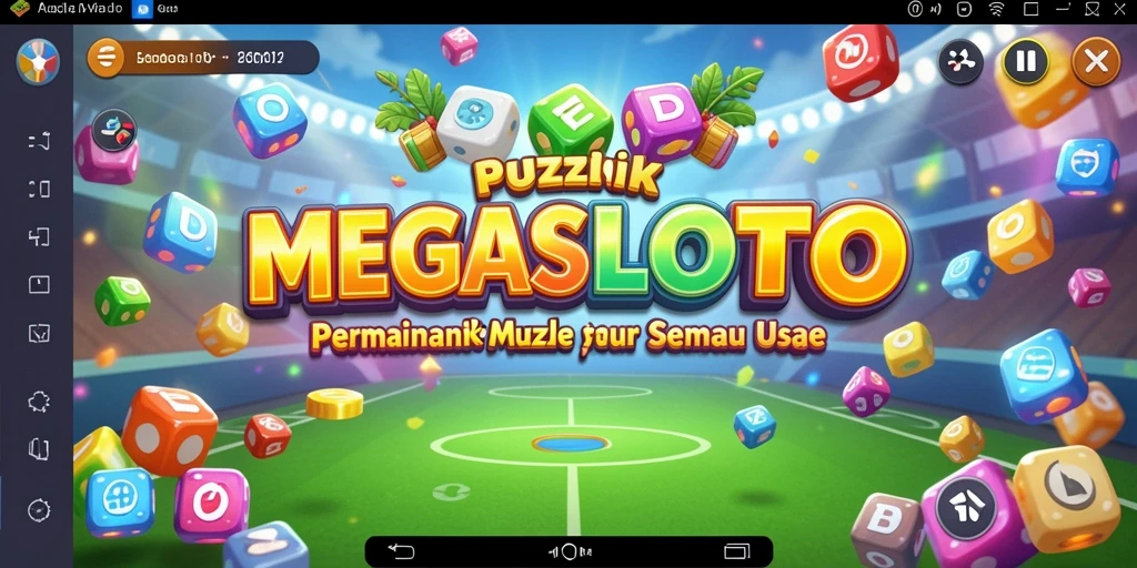 Tampilan gameplay MEGASLOTO yang penuh dengan tantangan Puzzle.