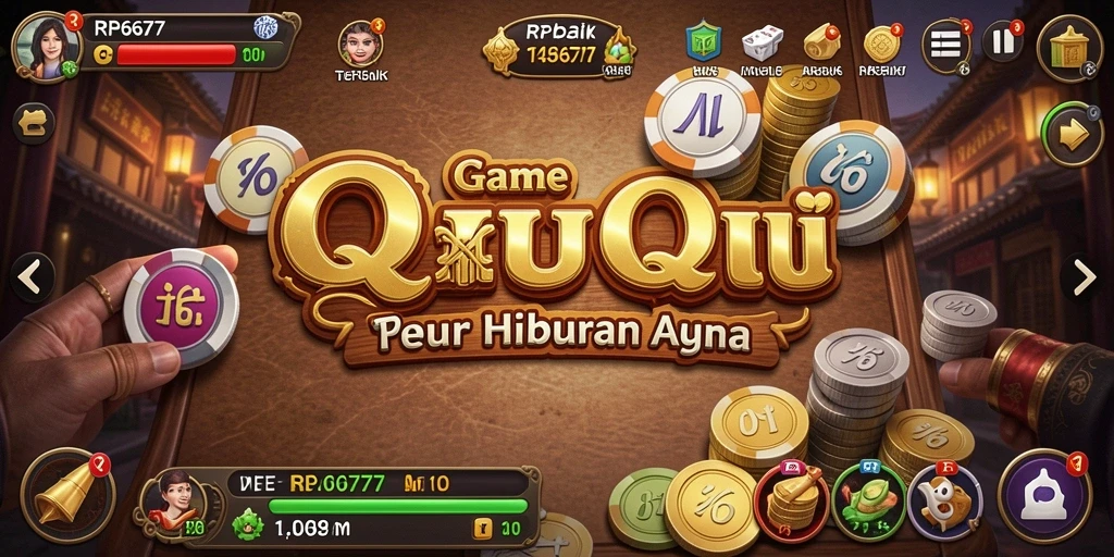 Tampilan gameplay seru RP6677 dengan kartu QiuQiu.