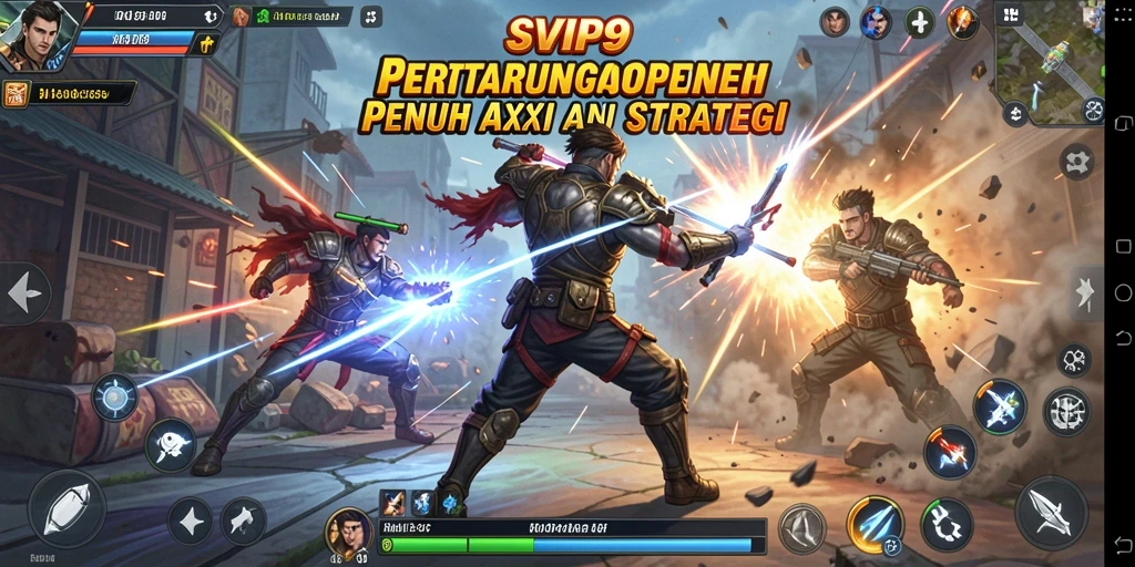 Tampilan mendebarkan dari pertarungan intens di SVIP9.