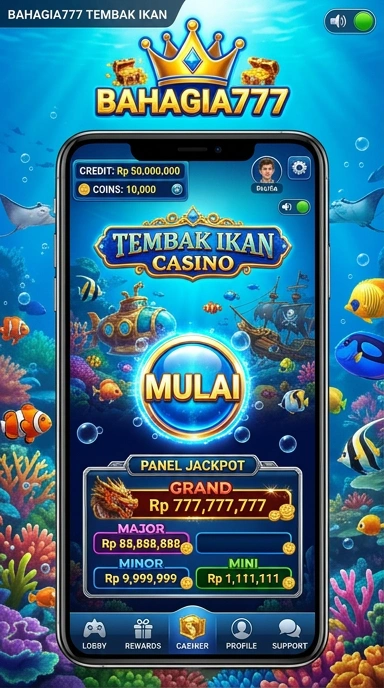 Tampilan antarmuka aplikasi bahagia777 yang user-friendly.